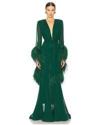 Bronx and Banco - Vestido Con Cuello En V Geisha En Color Verde Talla (También En M, S, Xl, Xs) - Lyst