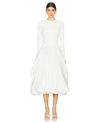 Jonathan Simkhai - Midi-Kleid Kenlie - Lyst
