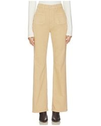 Mother - High Waisted Patch Pocket Bookie Sneak Jeans - Lyst