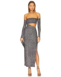 Lama Jouni - Cutout Off Shoulder Maxi Dress - Lyst