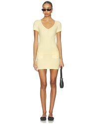 Frankie's Bikinis Dolly Knit Dress in Black | Lyst