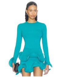 Sid Neigum - Wave Sleeve Bamboo Top - Lyst