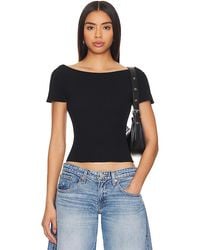 Free People - T-SHIRT RIBBED - Lyst