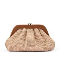 OLGA BERG - Ash Woven Clutch - Lyst