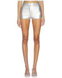Norma Kamali - High Waist Jean Short - Lyst