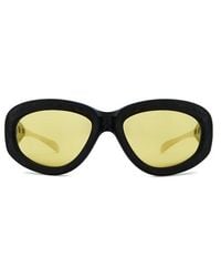 DIESEL - Oval Sunglasses - Lyst