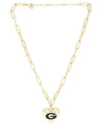 BaubleBar - University Of Georgia Statement Heart Necklace - Lyst