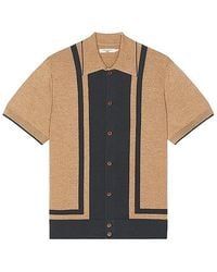 Nudie Jeans - Fabbe Knit Polo Shirt - Lyst