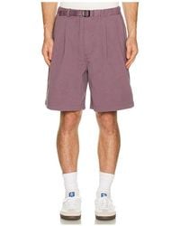 KAPPY DESIGN - Two Tuck Wide Half Pants - Lyst