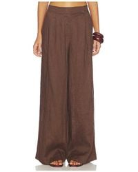 AEXAE - Linen Palazzo Trouser - Lyst