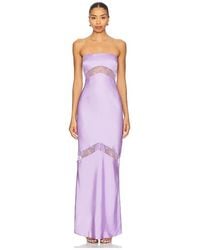 Runaway the Label - Melrose Strapless Maxi Dress - Lyst