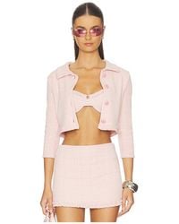 Devon Windsor - BLOUSON BRIELLE en Pink - Lyst