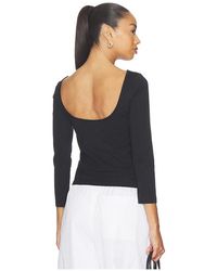 St. Agni - Weiches Jersey-Ballerina-Top - Lyst
