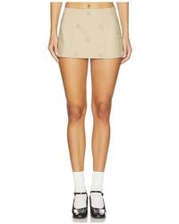 My Mum Made It - Rosette Check Mini Skirt - Lyst