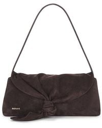 ROTATE BIRGER CHRISTENSEN - Suede Knot Scarf Bag - Lyst