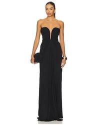 Atlein - Bustier Ruched Gown - Lyst