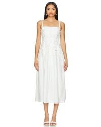 Jonathan Simkhai - Midi-Kleid Veronica - Lyst