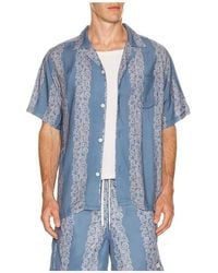 Bather - Coral Fiesta Printed Camp Shirt - Lyst