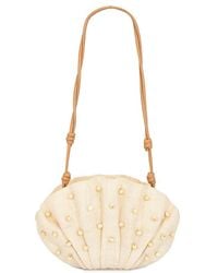 Poolside - The Origami Beaded Scallop Clutch - Lyst