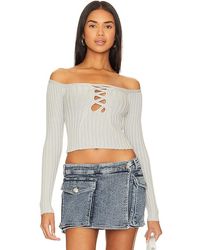 Nbd - Sansa Off Shoulder Sweater - Lyst