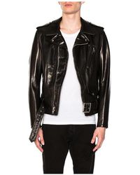 Schott Nyc - Pebbled Moto Jacket - Lyst