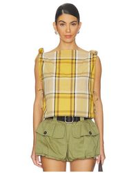 Sea - Copeland Plaid Top - Lyst