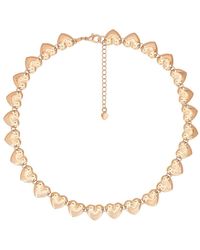 By Adina Eden - Hearts Necklace - Lyst
