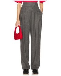Helsa - Hose The Tweed High Waisted Pleated - Lyst