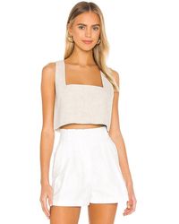 L'academie - 'Academie The Rochelle Crop Top - Lyst