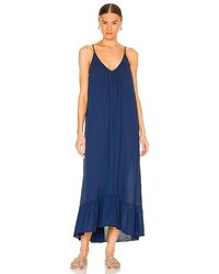 9seed Paloma Maxi Dress - Blue