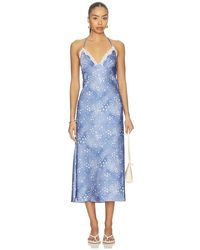 LoveShackFancy - ROBE EVANIA en Blue - Lyst