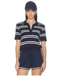The Upside - Archie Collared Knit Polo Top - Lyst