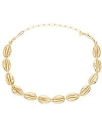 Ettika - Cowrie Plated Necklace - Lyst