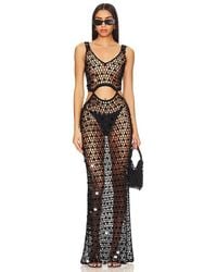superdown - Robe Maxi Elena En. Taille Also En L, S, Xs - Lyst