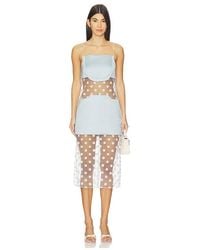 Prabal Gurung - Sheer Panelled Slip Midi Dress - Lyst