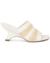 Jonathan Simkhai - Shadow Mule Raffia Sandal - Lyst