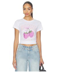 Ganni - Baby Fit Raspberry T-Shirt - Lyst