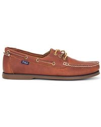 Polo Ralph Lauren - Bienne Leather Boat Shoe - Lyst