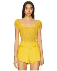 Ciao Lucia - Top Sin Mangas Lille En Color Amarillo Talla En - Lyst