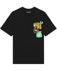 True Religion - Camiseta Freeway Patch En Color Negro Talla (También En M, S, Xl/1X) - Lyst