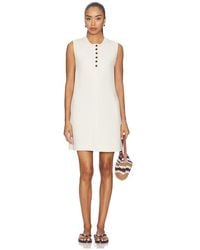 Varley - Vestido Mini Sin Mangas Elba En Color Ivory Talla (También En M, S, Xl, Xs, Xxs) - Lyst