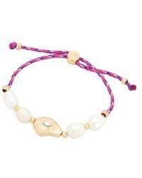 Ettika - And Pearl Cord Bracelet - Lyst