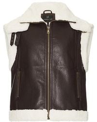 Unreal Fur - Chaleco En Color Marrón Talla (También En M, S, Xl/1X) - Lyst