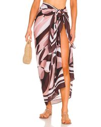 PARÉO DE PLAGE POOLSIDE Coton Seafolly en coloris Rose Femme Vêtements Articles de plage et maillots de bain Paréos 