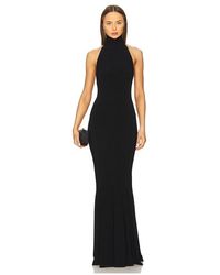 Norma Kamali - Halter Fishtail Gown - Lyst