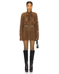 Norma Kamali - X Revolve X Revolve Super Oversized Boyfriend Shirt Flared Mini Dress - Lyst