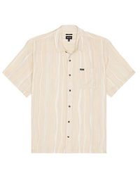 Brixton - Cru Slub Relaxed Short Sleeve Shirt - Lyst