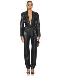 Norma Kamali - Einreihiger Jumpsuit Mit Schmal Zulaufendem Bein Und Lässiger Passform - Lyst