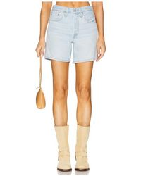 Levi's - Short De Cintura Baja Hasta Medio Muslo 501 En Color Azul Talla (También En 25, 26, 27, 28, 29, 30, 31, 32, 33, 34) - Lyst