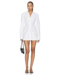 ALL THE WAYS - Lane Button Up Mini Dress - Lyst